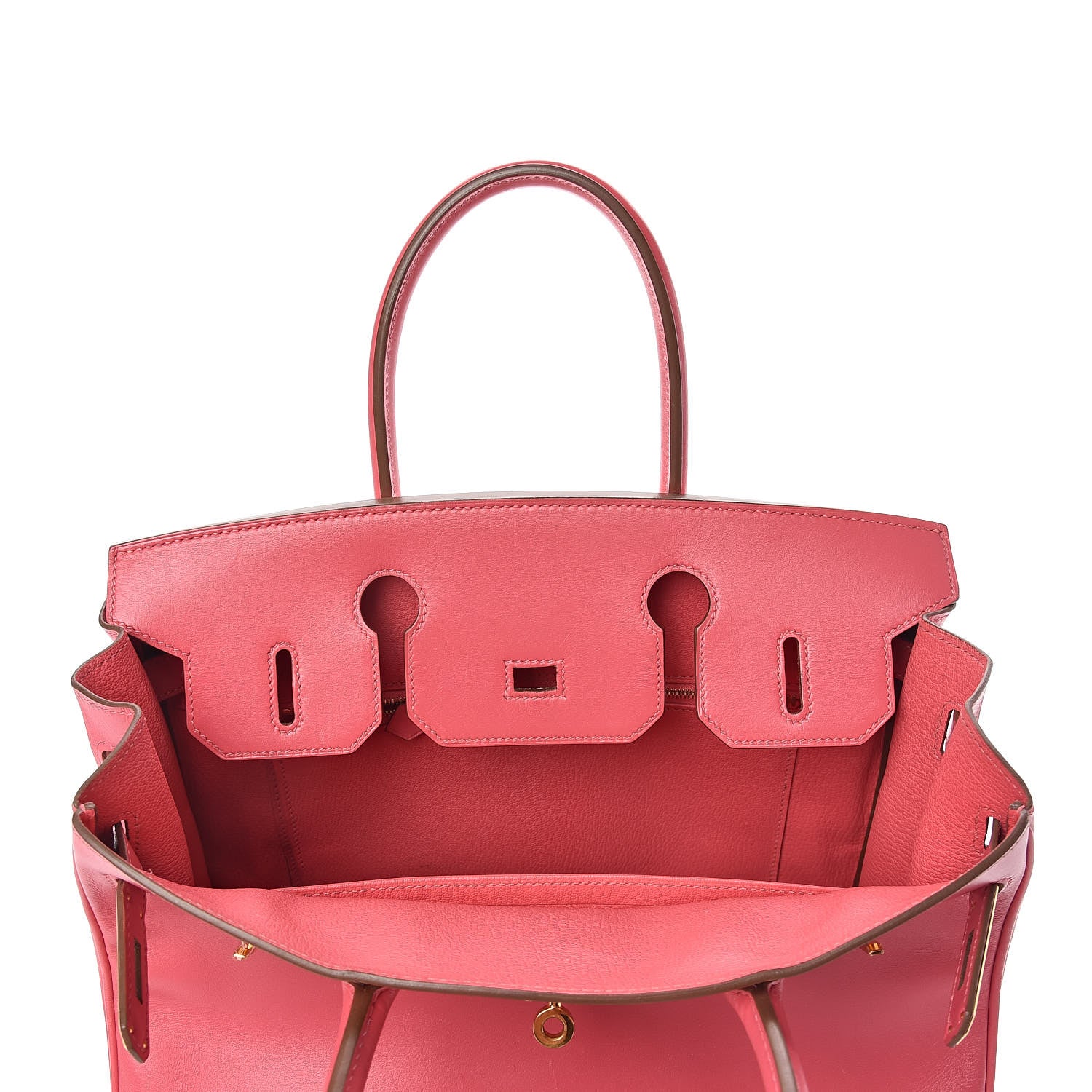 Hermes Tadelakt Birkin 30 Rose Lipstick 15 of 31