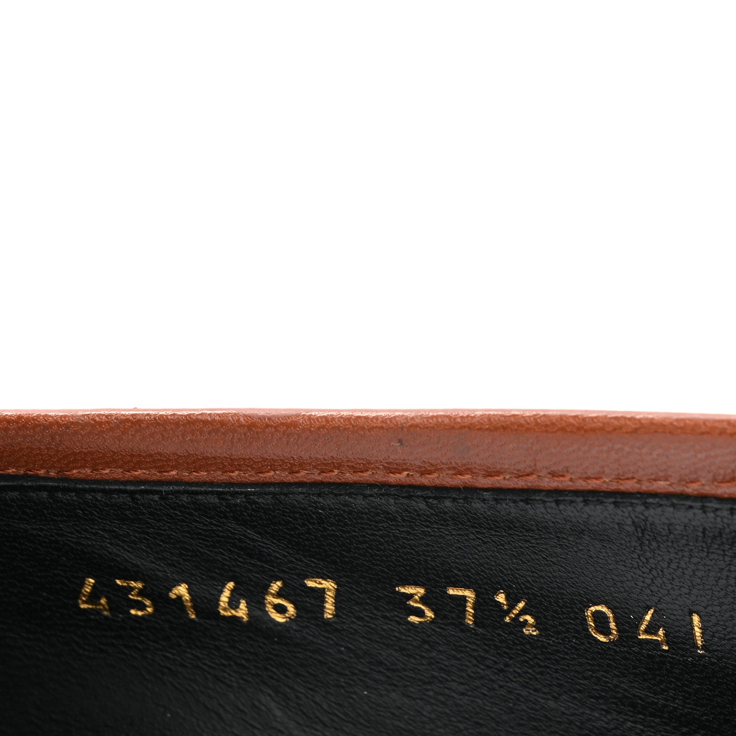 Gucci Canvas GG Monogram Horsebit Womens Jordaan Loafers 37.5 Beige Ruggine Rust 8 of 11