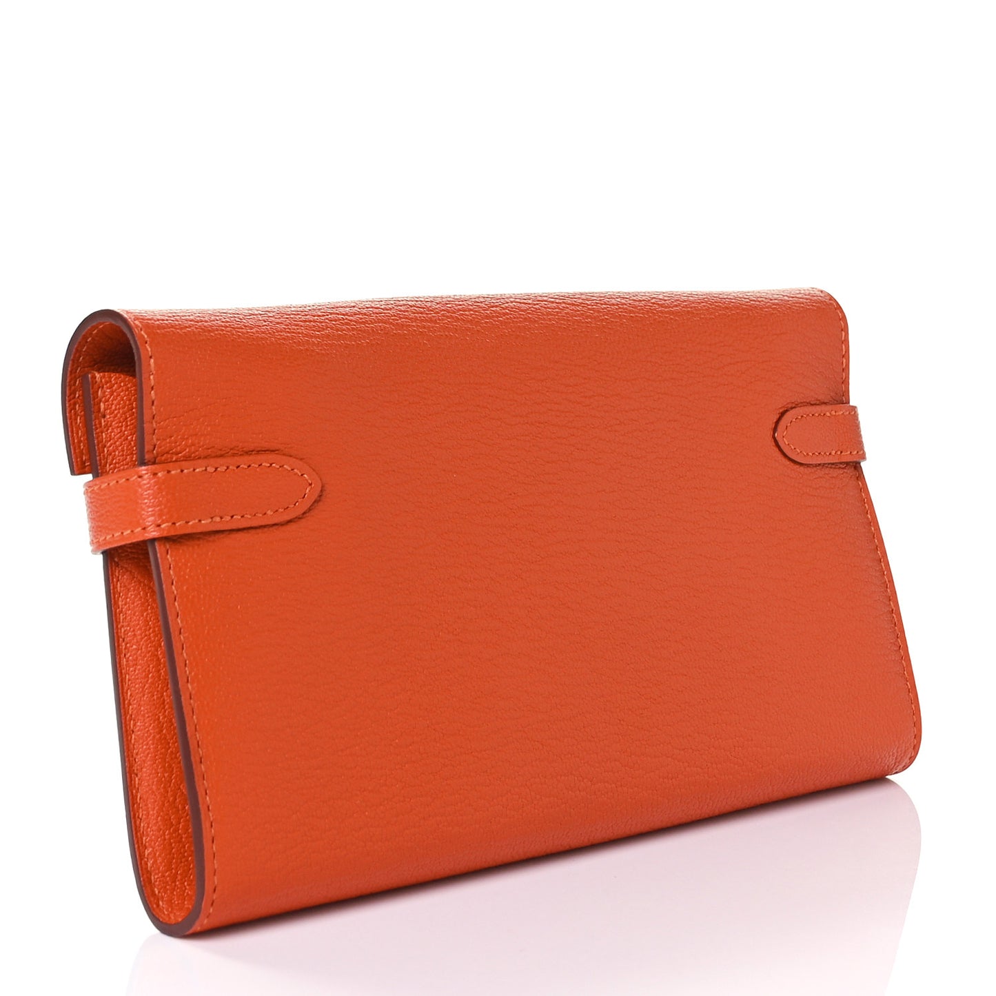 Chevre Mysore Kelly Longue Wallet Feu