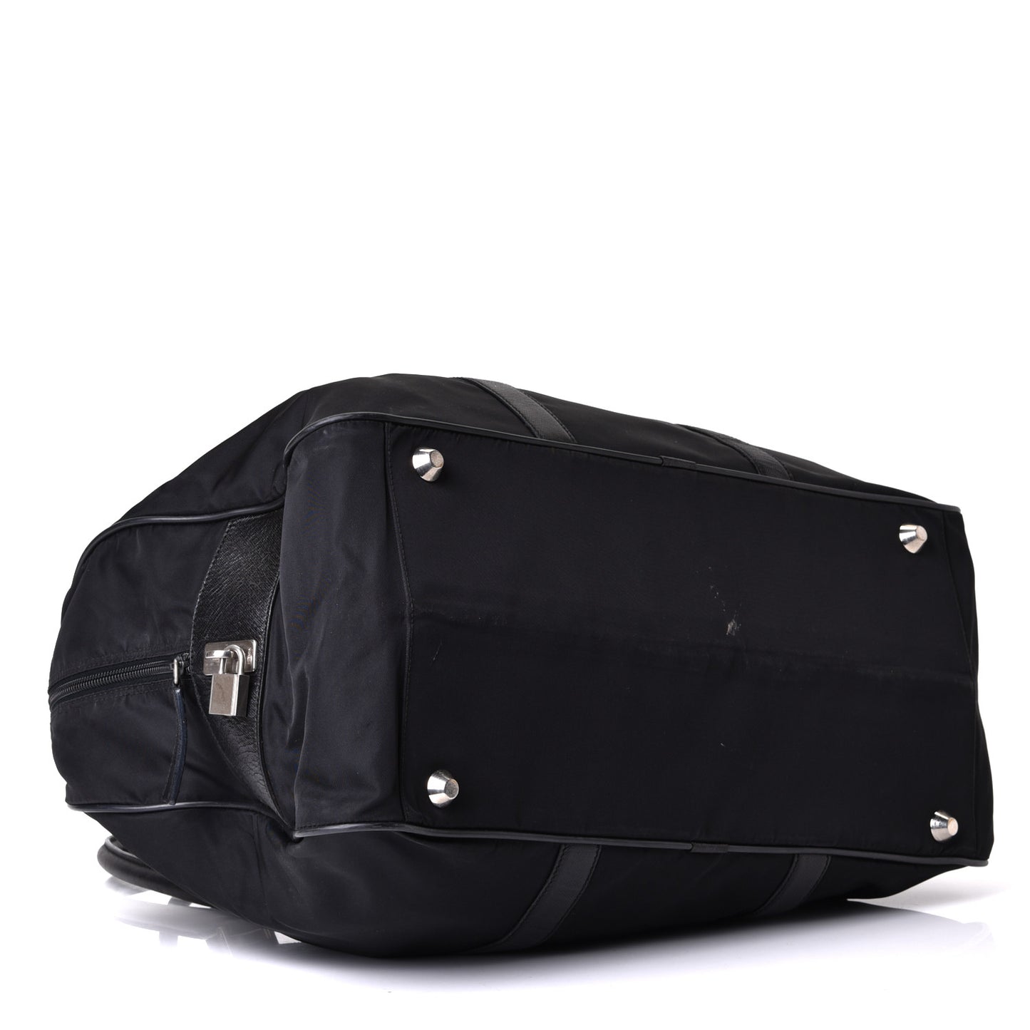 Tessuto Nylon Saffiano Duffle Black