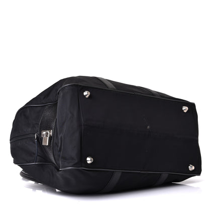 Prada Tessuto Nylon Saffiano Duffle Black 3 of 7