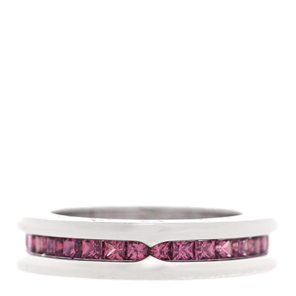Bulgari 18K White Gold Garnet B.Zero1 One-Band Ring 52 6 3 of 6