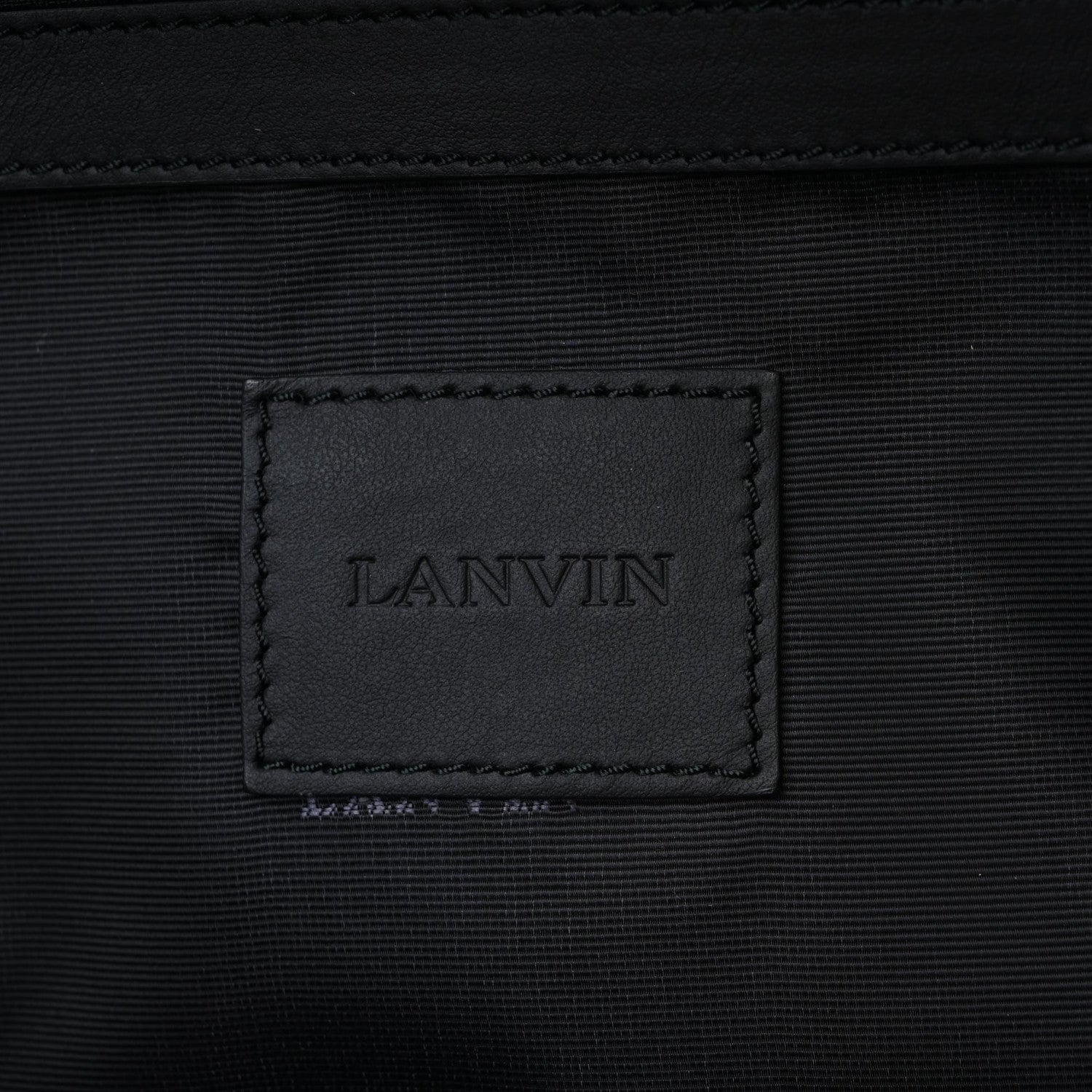 Lanvin Technical Canvas Nappa Nylon Backpack Grey Black 6 of 8