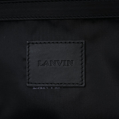 Lanvin Technical Canvas Nappa Nylon Backpack Grey Black 6 of 8