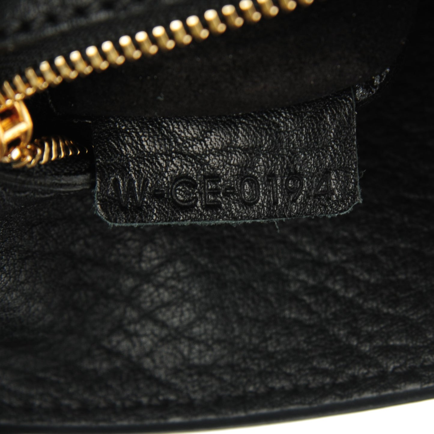 Crisped Calfskin Small Tie Knot Tote Black