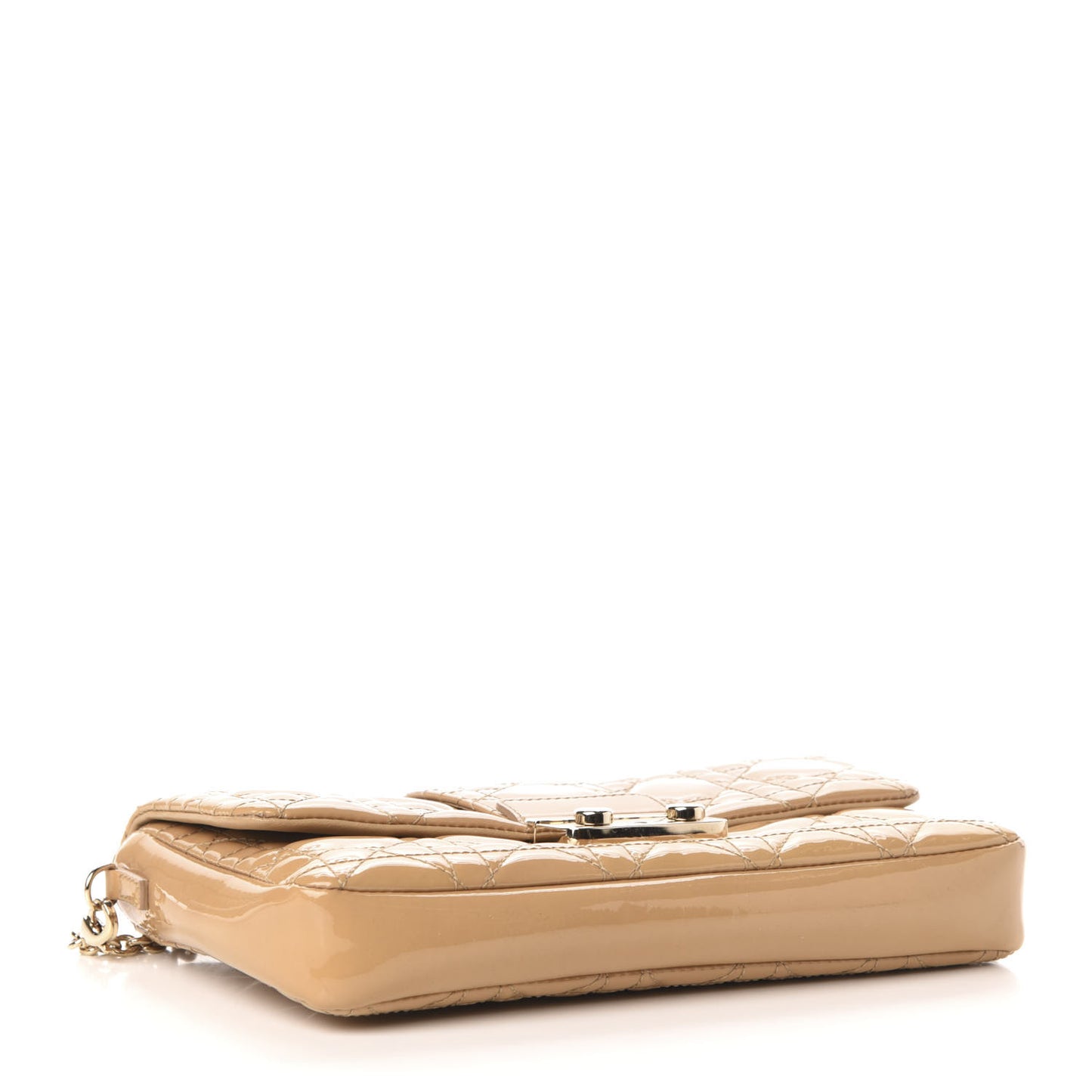 Patent Cannage New Lock Pouch Beige