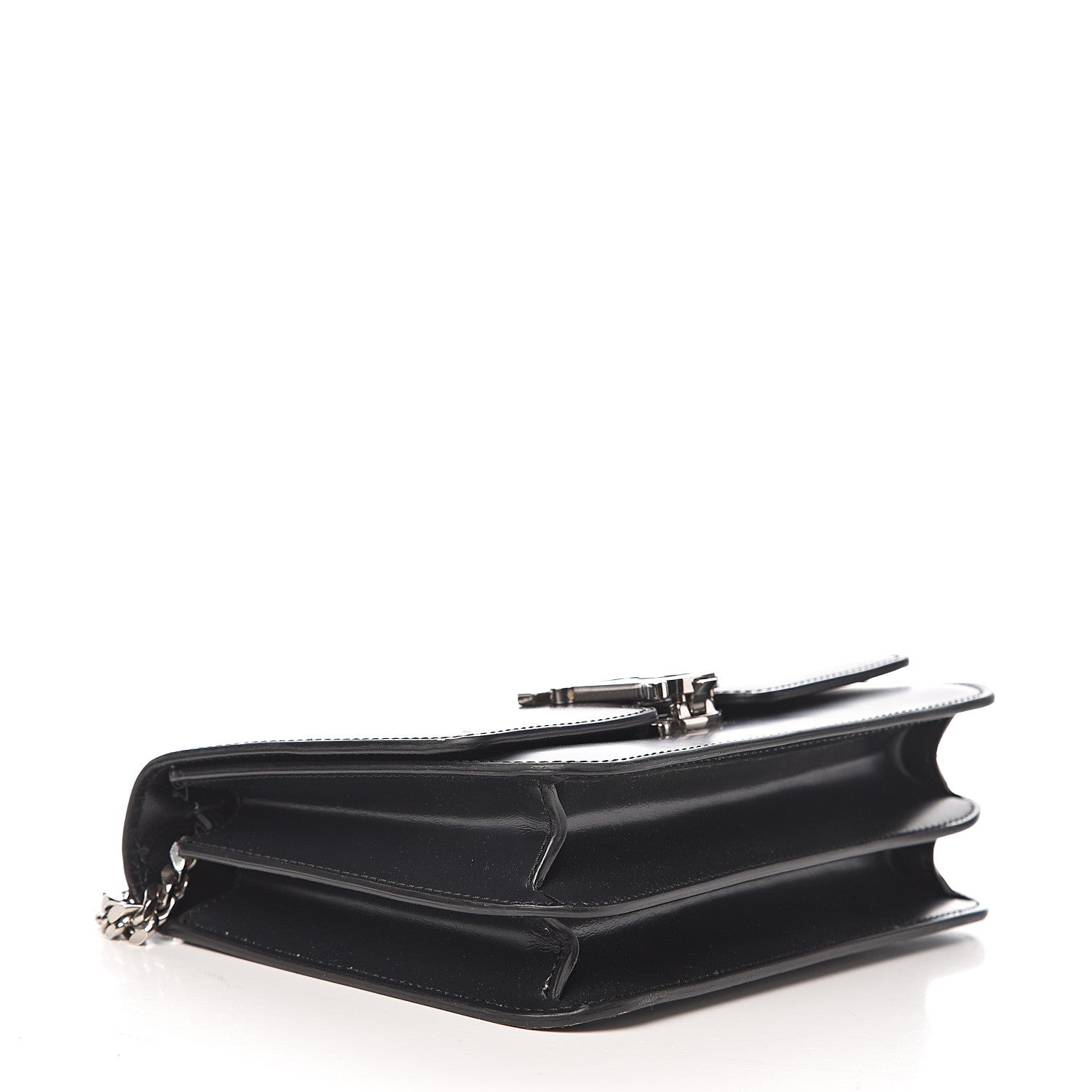 Burberry Calfskin Montage Print Small TB Bag Black 3 of 16