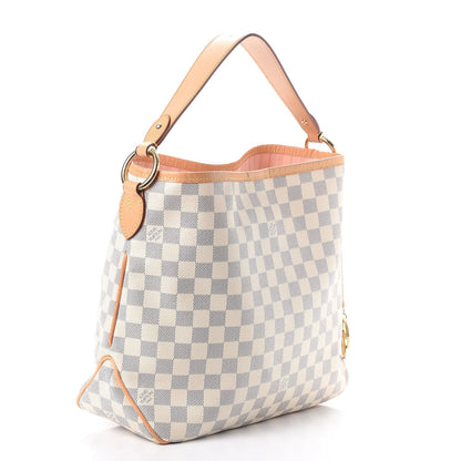 Louis Vuitton Damier Azur Delightful PM Rose Ballerine 3 of 7