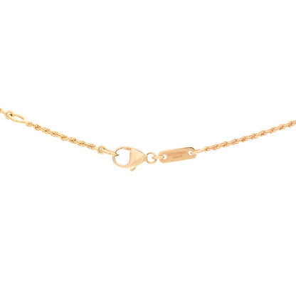 Boucheron 18K Yellow Gold Diamond Lapis Lazuli XS Serpent Boheme Necklace 4 of 6
