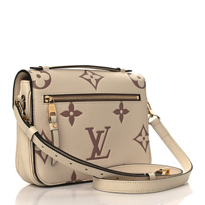Louis Vuitton Empreinte Monogram Giant Pochette Metis Creme Bois De Rose 3 of 6
