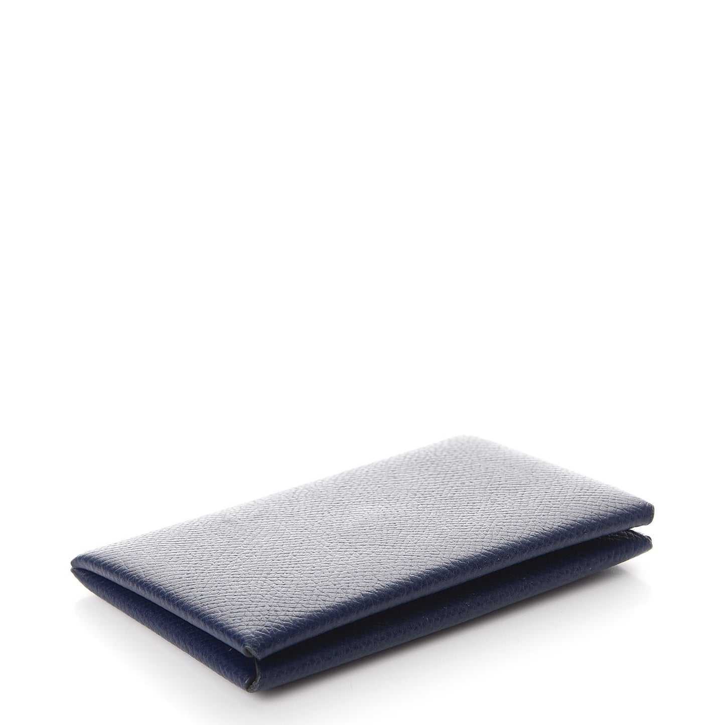 Epsom Calvi Card Case Bleu Saphir