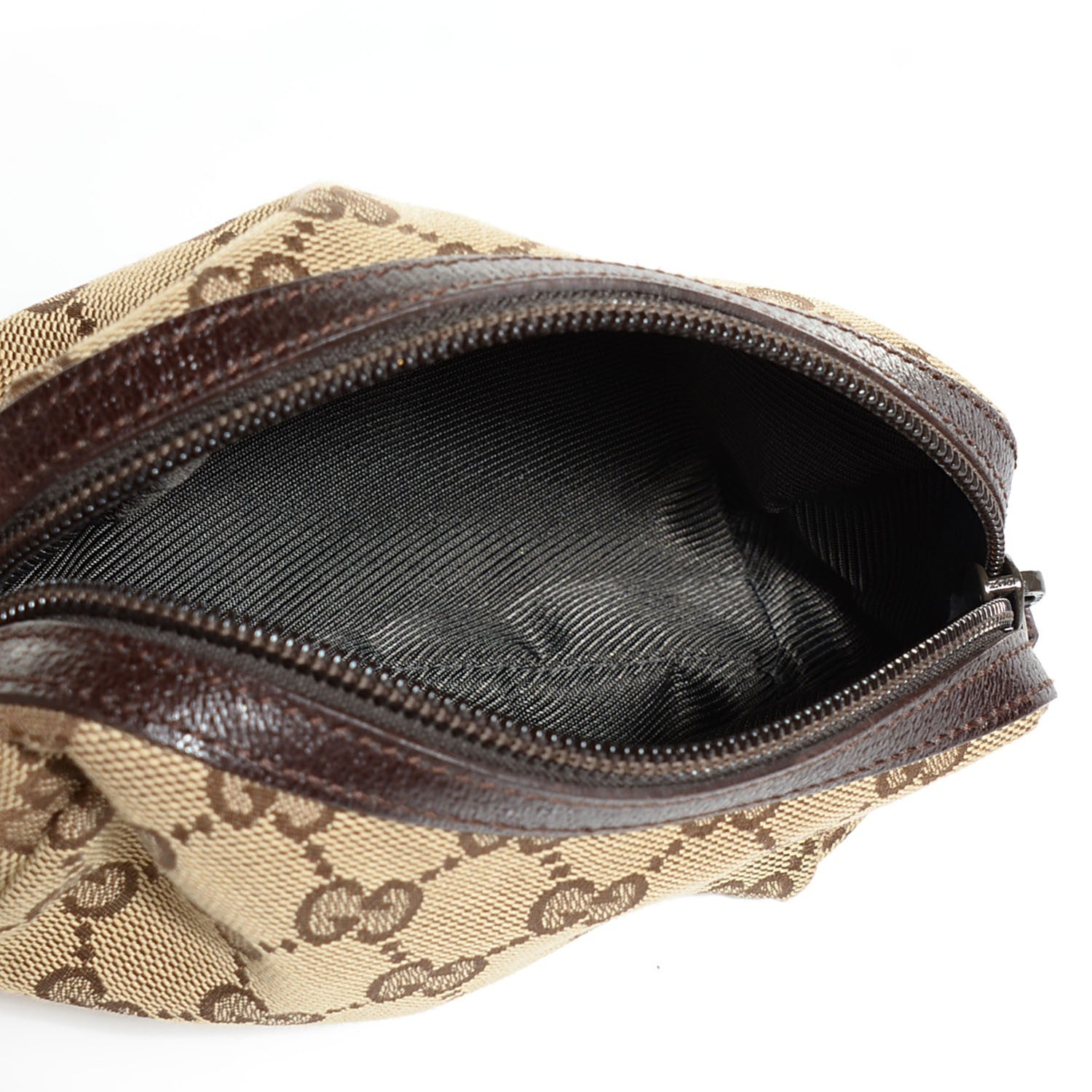 Gucci Monogram Small Balthus Cosmetic Case Beige Ebony Cocoa 5 of 7