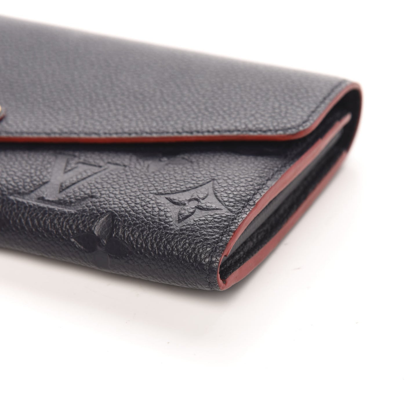 Empreinte Sarah Wallet NM Marine Rouge