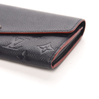 Louis Vuitton Empreinte Sarah Wallet NM Marine Rouge 8 of 8
