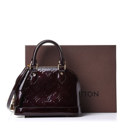 Louis Vuitton Vernis Alma BB Amarante 13 of 13
