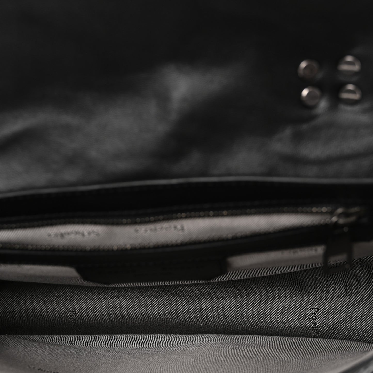 Snakeskin Medium PS1 Satchel Black