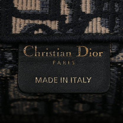Christian Dior Oblique Medium Book Tote Blue Multicolor 6 of 11