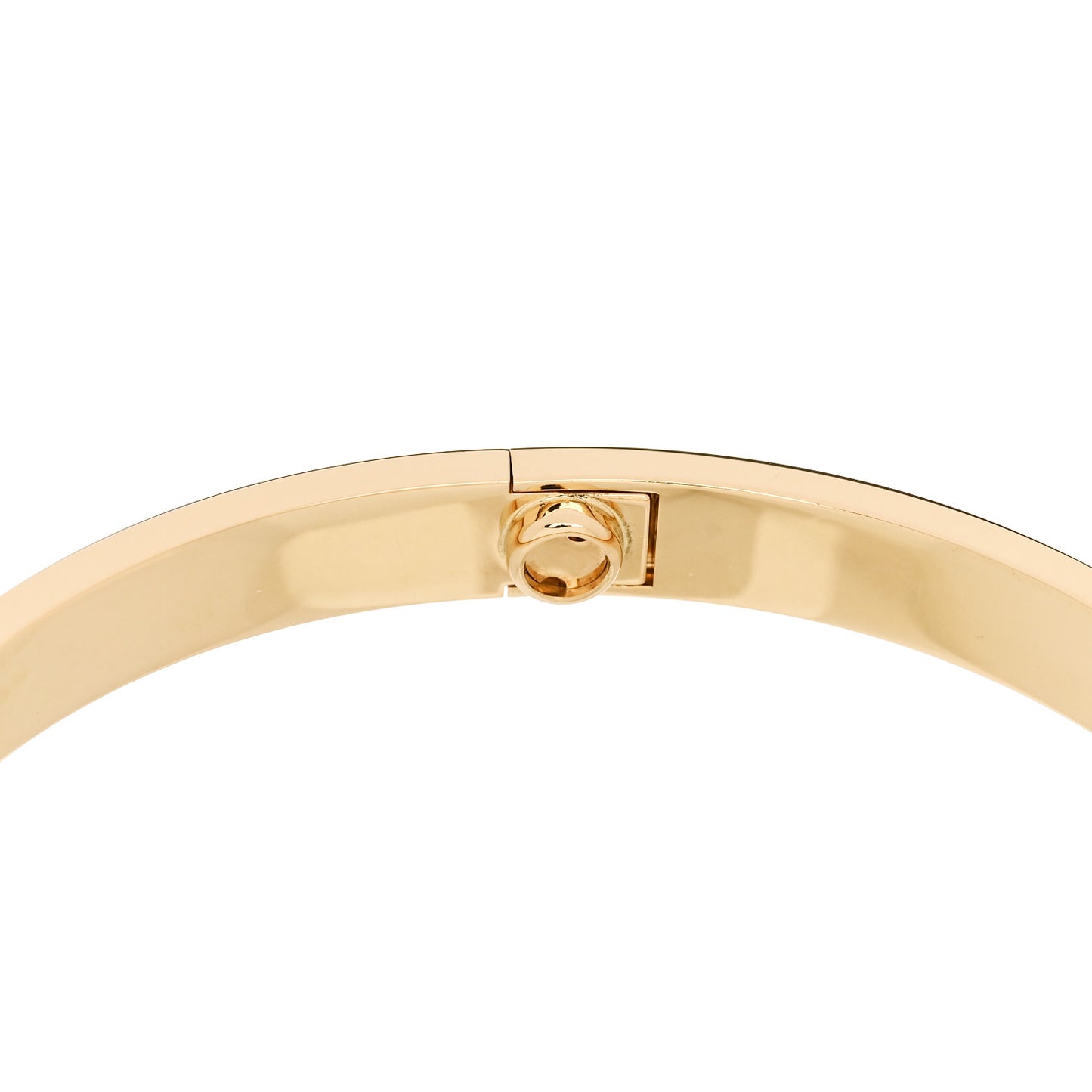 18K Yellow Gold 4 Diamond LOVE Bracelet 20