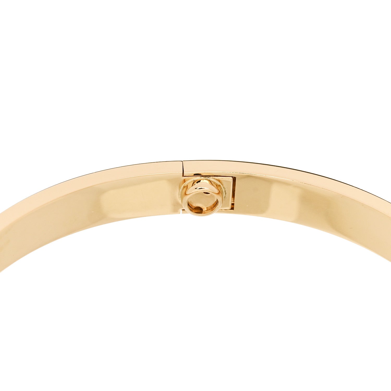 Cartier 18K Yellow Gold 4 Diamond LOVE Bracelet 20 6 of 7