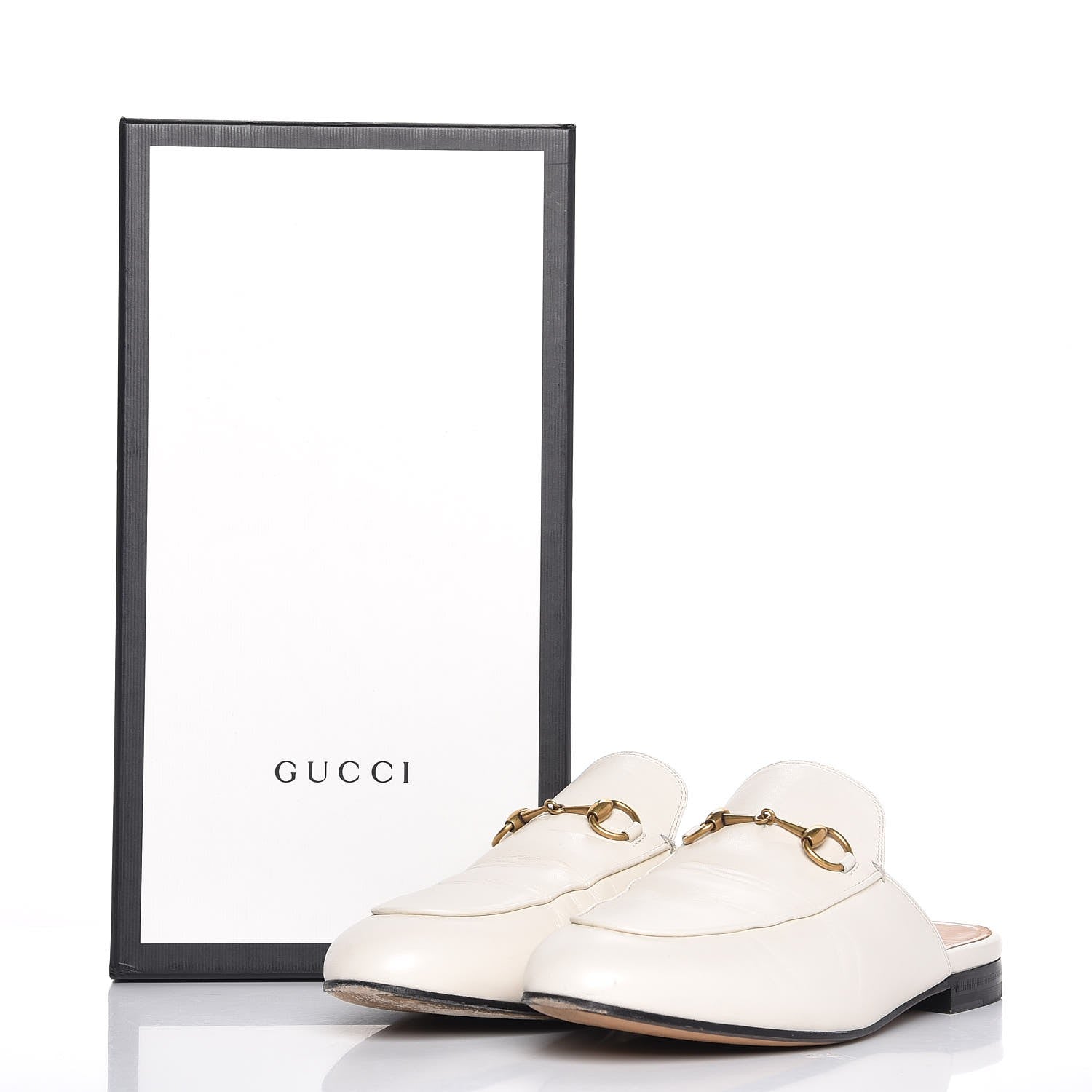Gucci Malaga Kid Womens Princetown Slippers 39 Mystic White 12 of 12