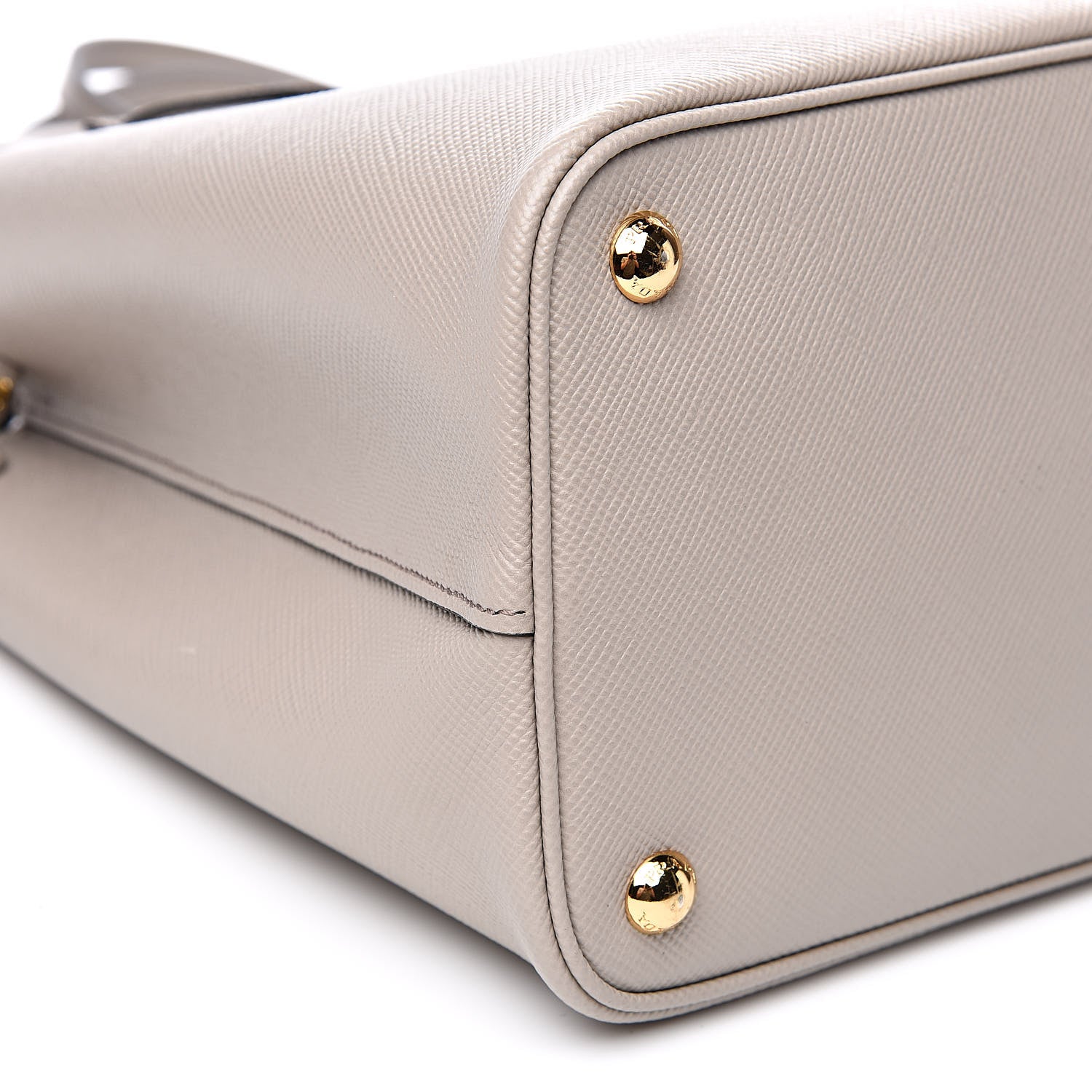 Prada Saffiano Cuir Small Double Bag Pomice 8 of 9