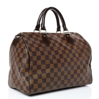 Louis Vuitton Damier Ebene Speedy 30 3 of 9