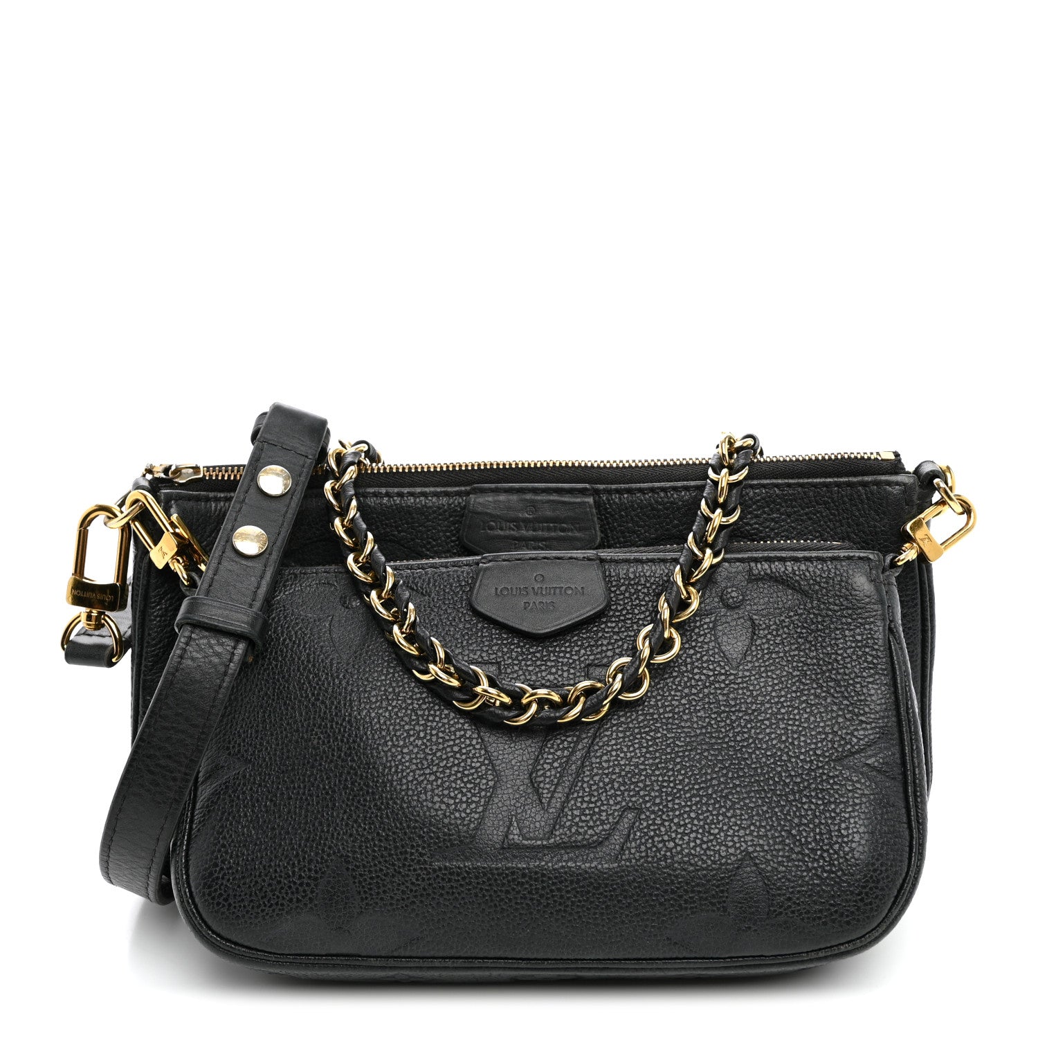 Louis Vuitton Empreinte Monogram Giant Multi Pochette Accessories Black 1 of 12