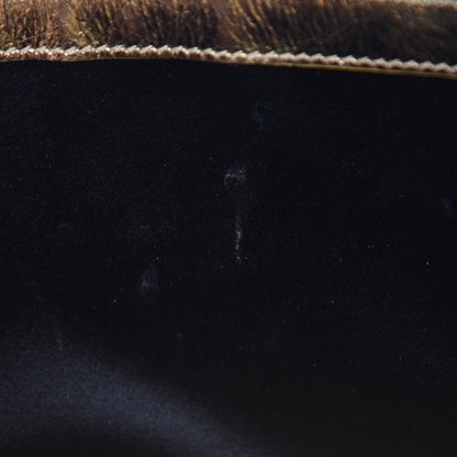 Saint Laurent Metallic Calfskin Monogram Large Belle De Jour Clutch Gold 7 of 7