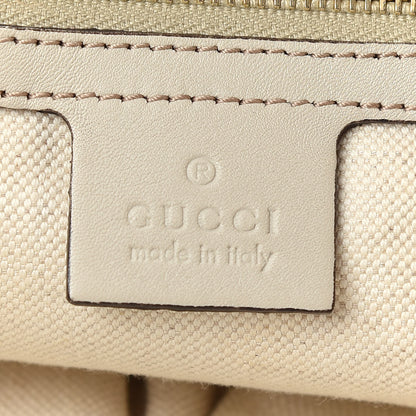 Gucci Guccissima Large Heart Bit Charm Top Handle Tote Off White 6 of 10