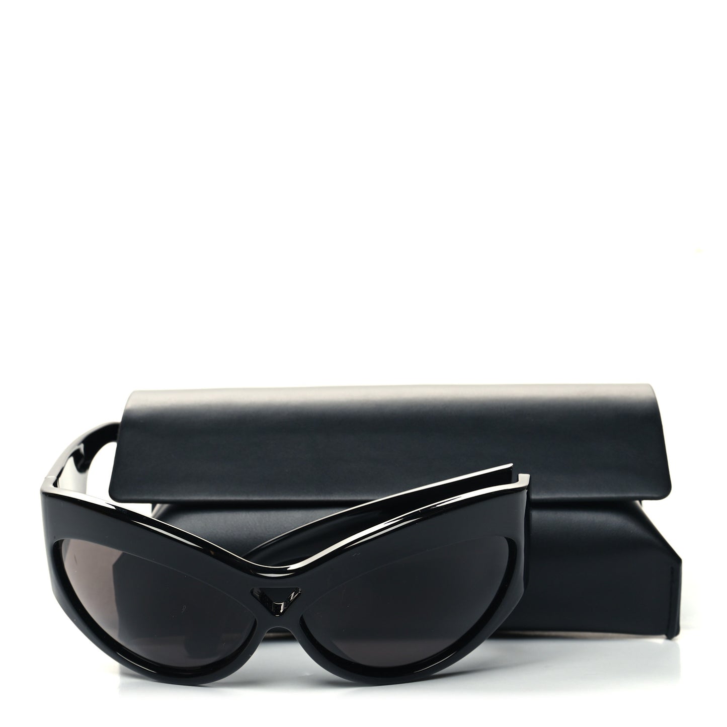 Acetate SL 73 Cat Eye Sunglasses Black