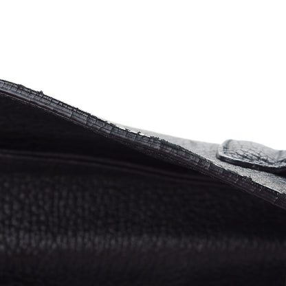 Jimmy Choo Grainy Calfskin Large Rosalie Satchel Black 9 of 11