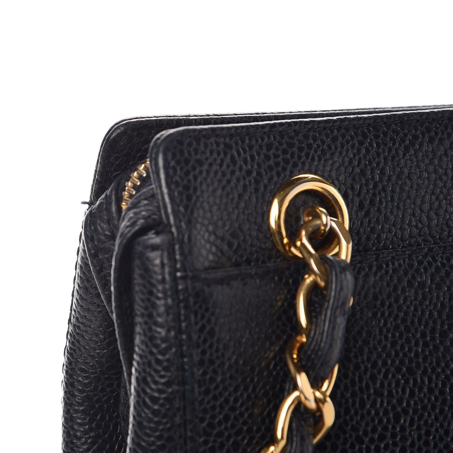 Caviar Shoulder Bag Navy