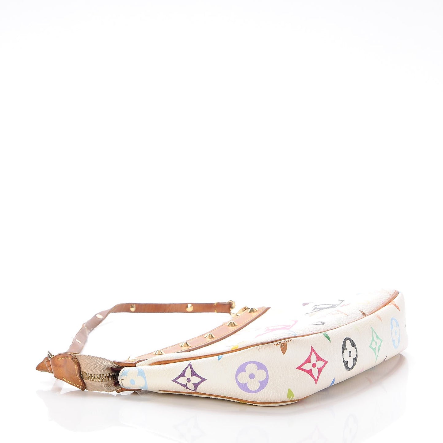 Monogram Multicolor Pochette Accessories White
