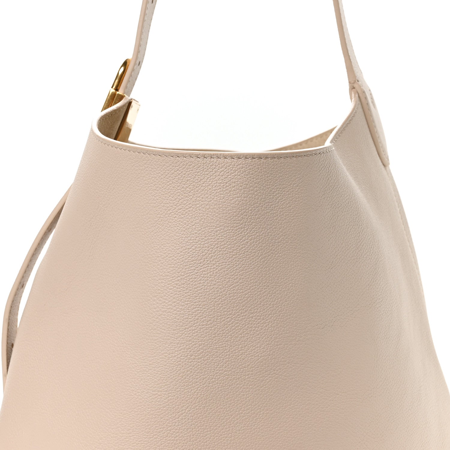 Louis Vuitton Grained Calfskin Low Key Hobo MM Limestone 7 of 9