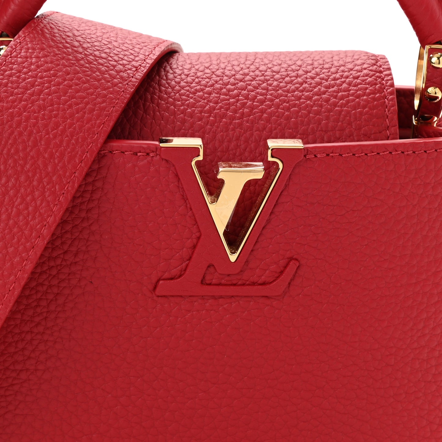 Taurillon Mini Capucines Scarlet