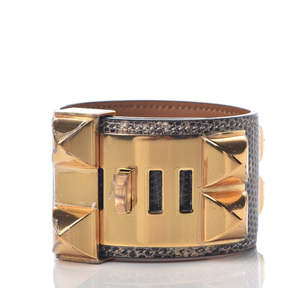 Hermes Lizard Collier De Chien CDC Bracelet S Ombre 2 of 4