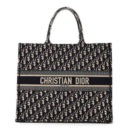 Christian Dior Oblique Large Book Tote Blue Multicolor 1 of 11