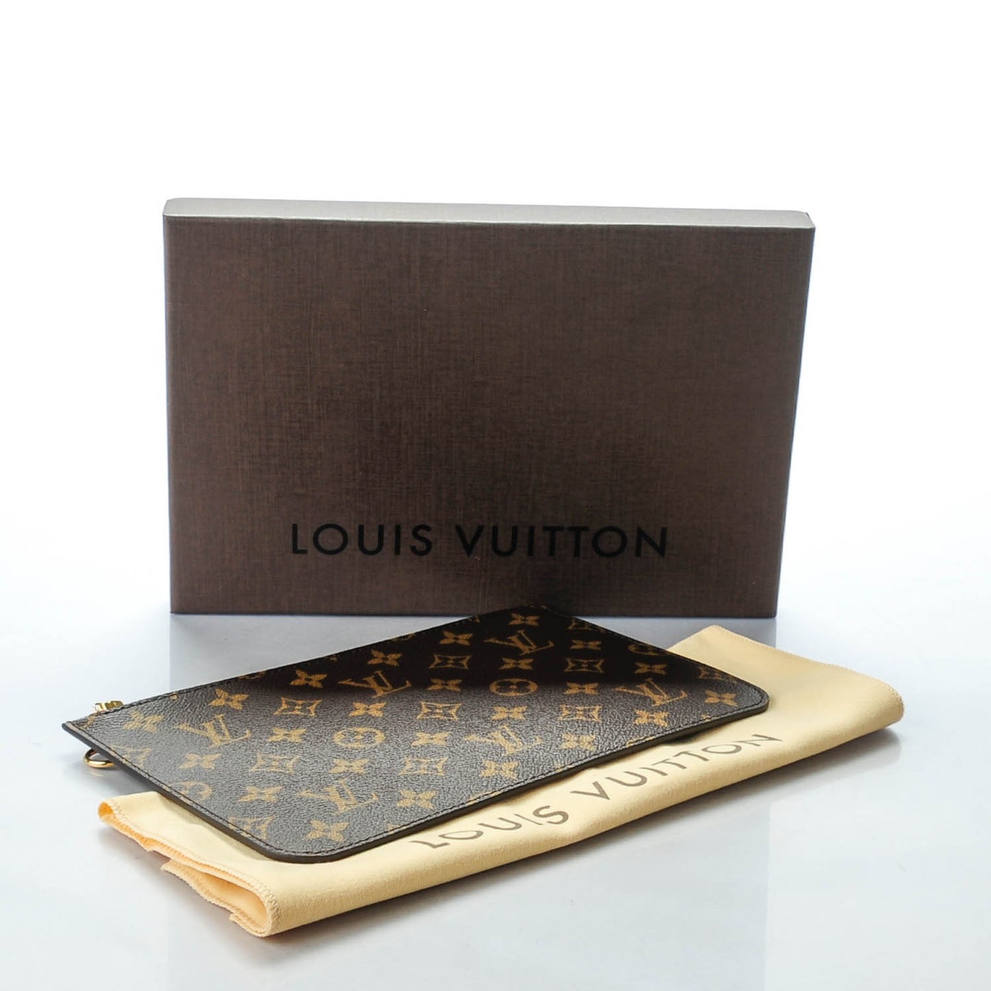 Monogram Neverfull MM GM Pochette Cherry