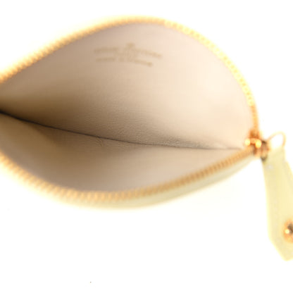 Louis Vuitton Vernis Trunks and Bags Porte-Monnaie Round Coin Purse Beige 4 of 6