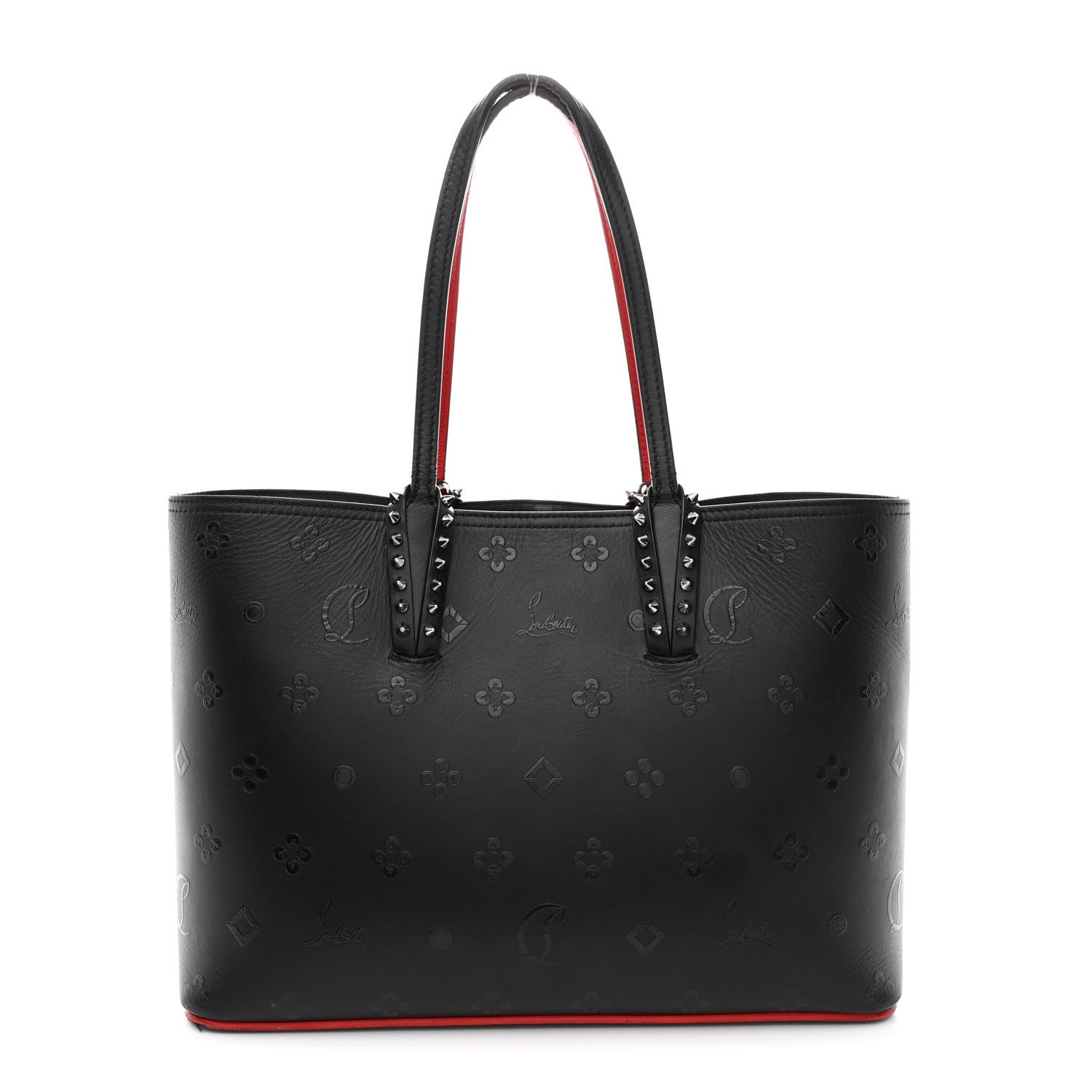 Christian Louboutin Calfskin Loubinthesky East West Cabata Tote Black 1 of 9