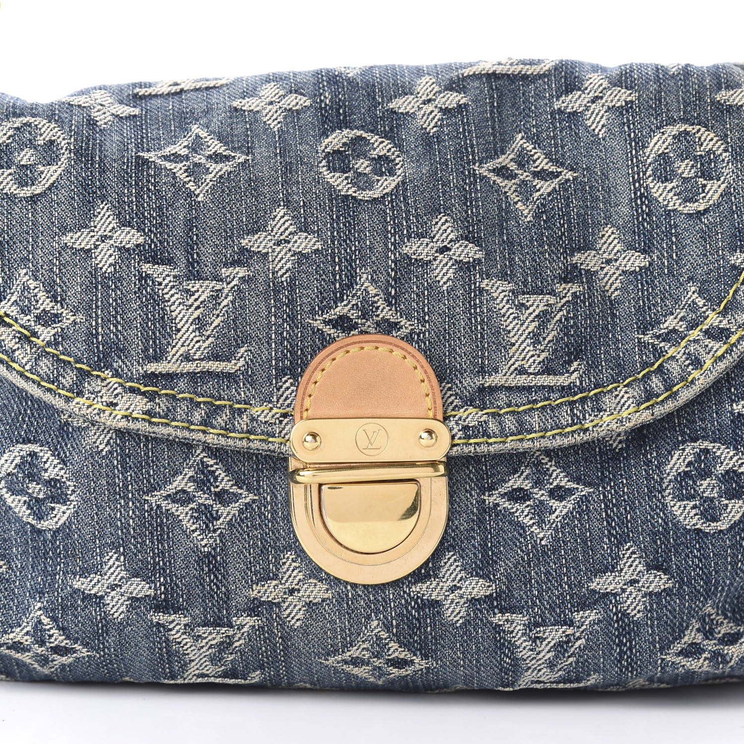 Louis Vuitton Monogram Denim Mini Pleaty Blue 9 of 9