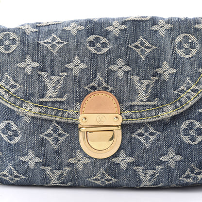 Louis Vuitton Monogram Denim Mini Pleaty Blue 9 of 9