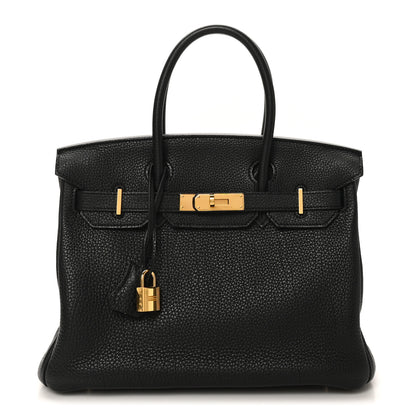 Hermes Togo BIRKIN 30 Black 1 of 10