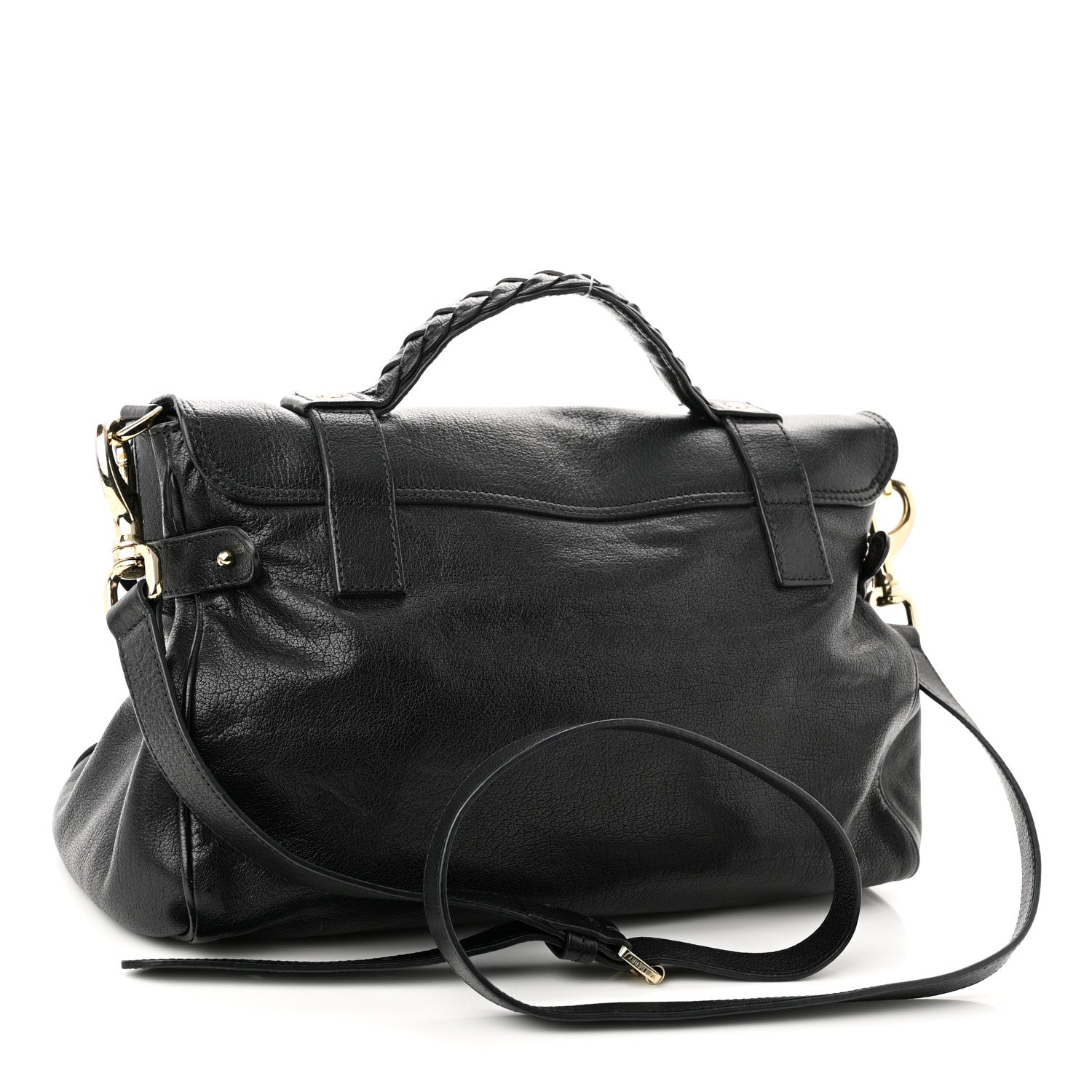 Mulberry Polished Buffalo Medium Alexa Black 3 of 14