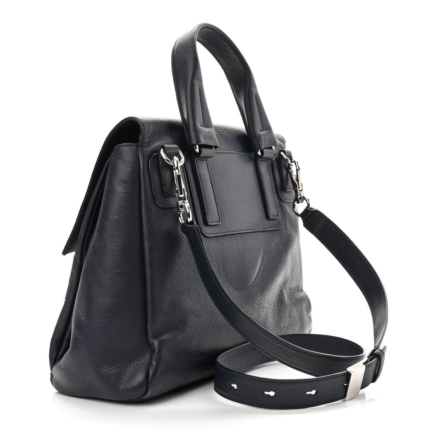 Givenchy Calfskin Small Pandora Pure Flap Bag Blue 3 of 10