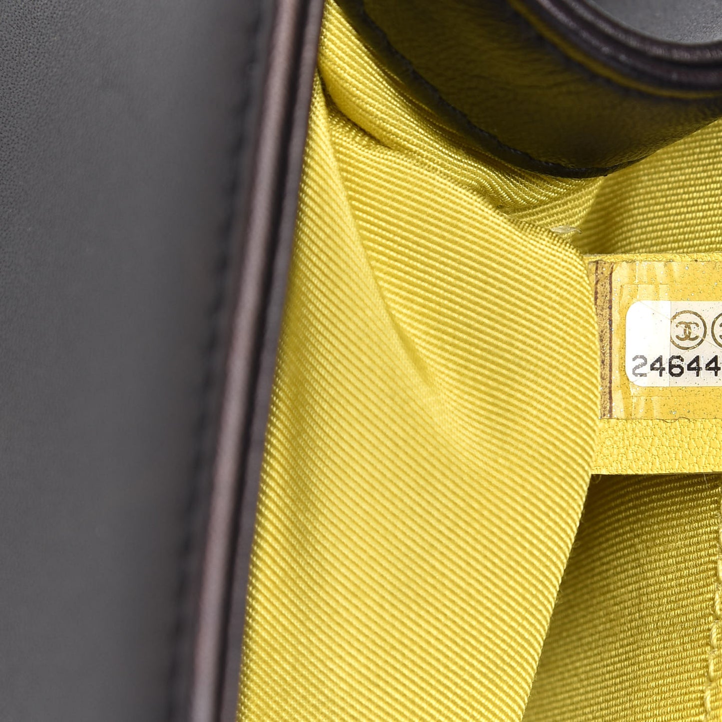 Lambskin Tweed Woven Medium Chevron Boy Flap Black