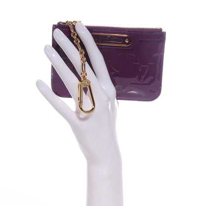 Louis Vuitton Vernis Key Pouch Amethyste 2 of 7