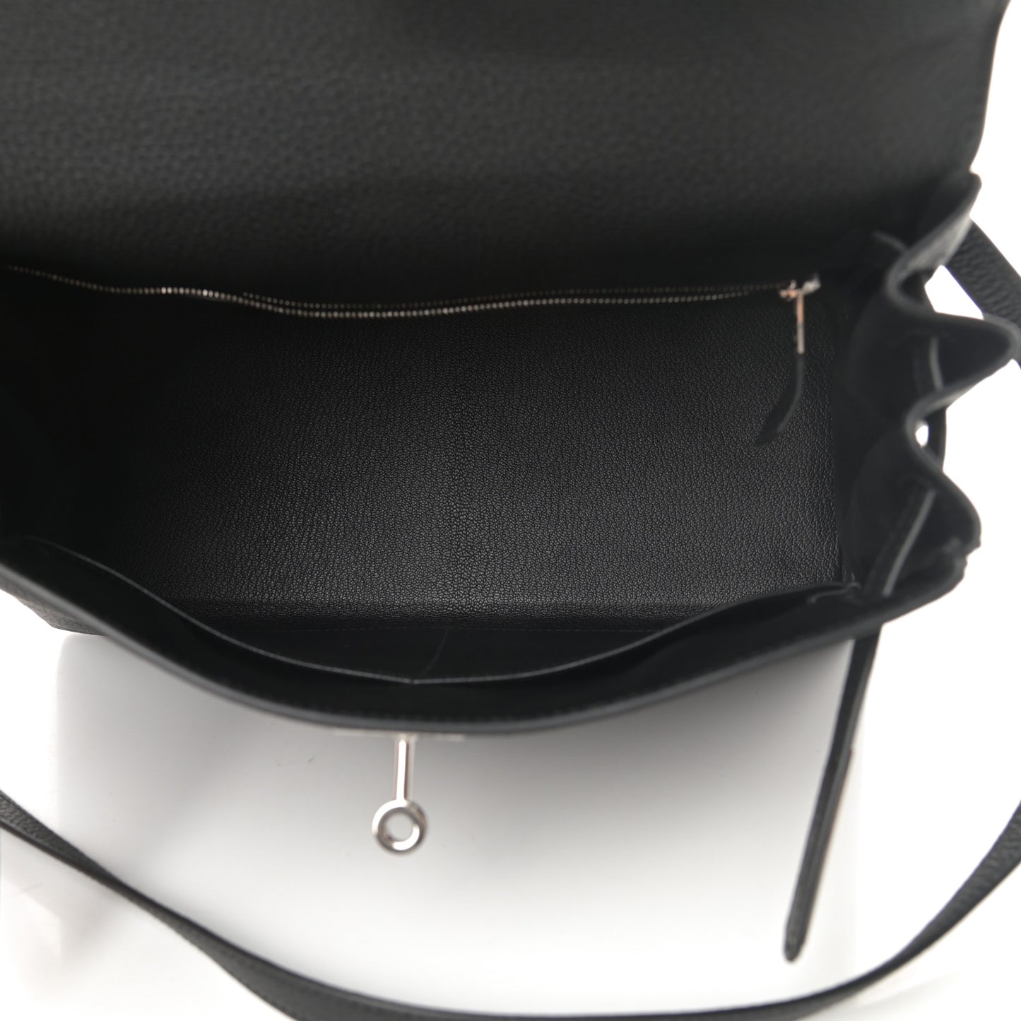 Togo Matte Alligator Kelly Retourne Touch 28 Black