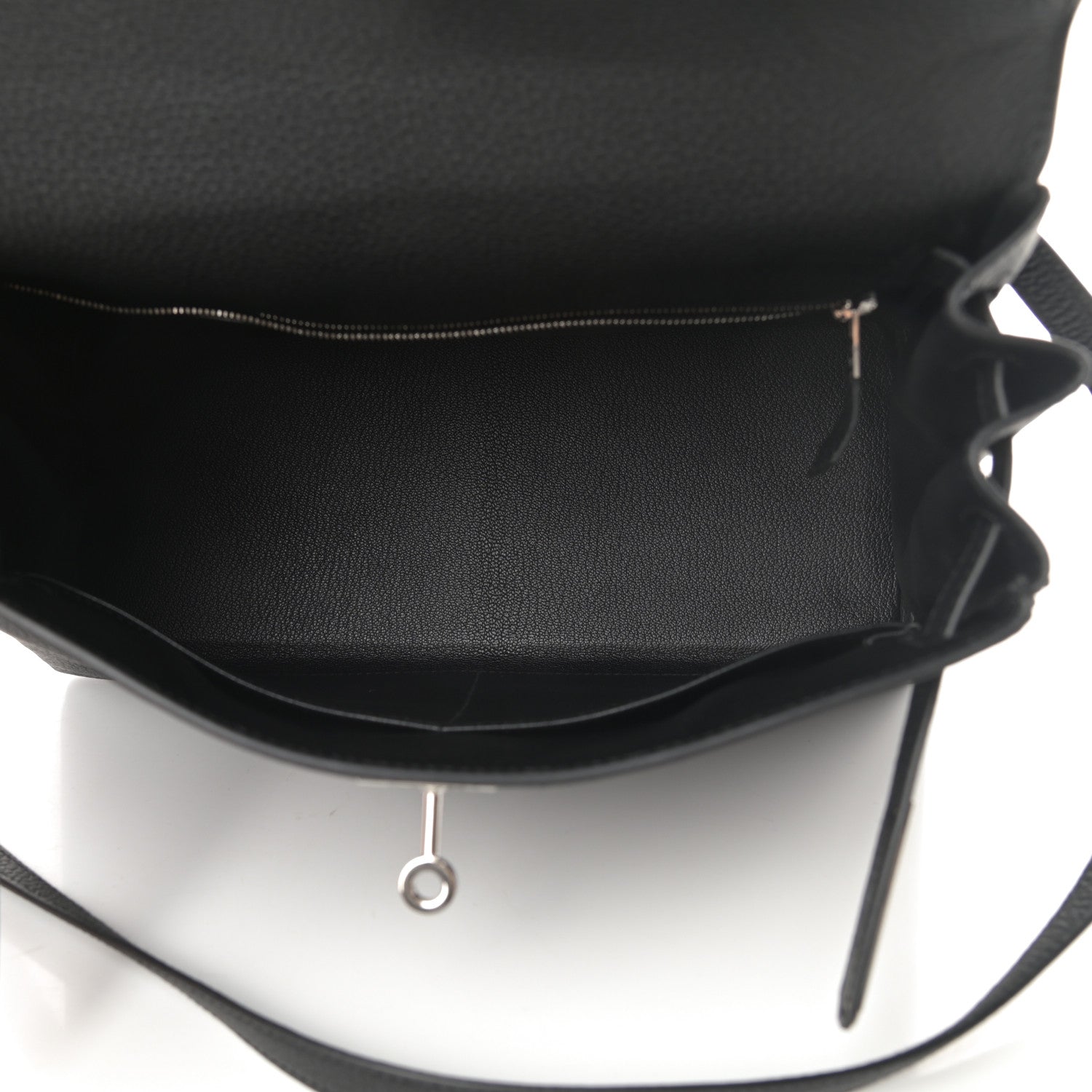 Hermes Togo Matte Alligator Kelly Retourne Touch 28 Black 5 of 12
