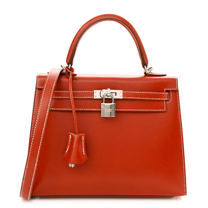Hermes Box Kelly Sellier 25 Brique 1 of 12